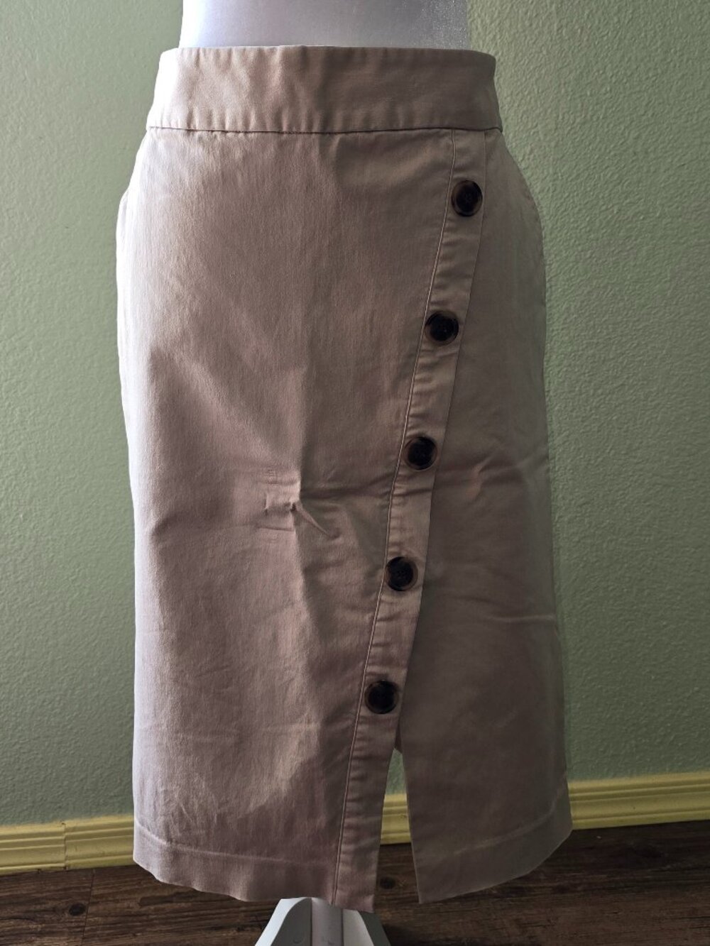 Liz Claiborne Button Front A-Line Skirt